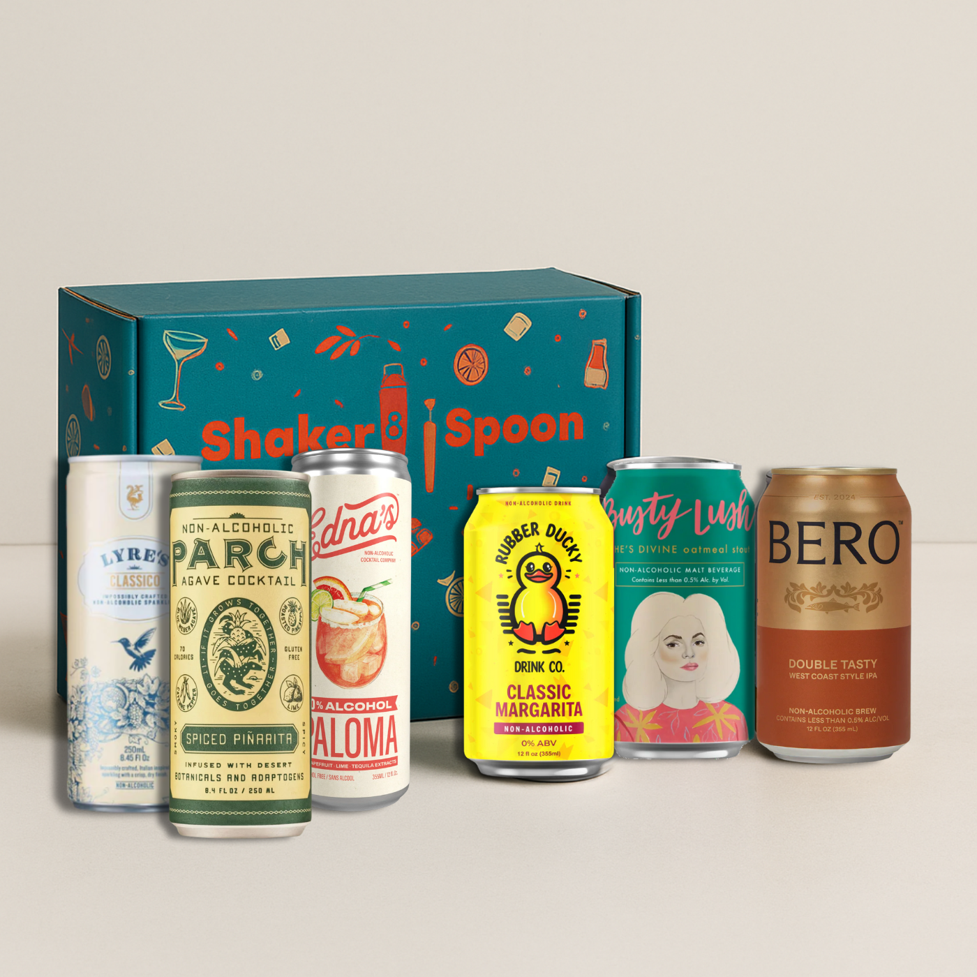Zero Proof RTD Box – Shaker & Spoon
