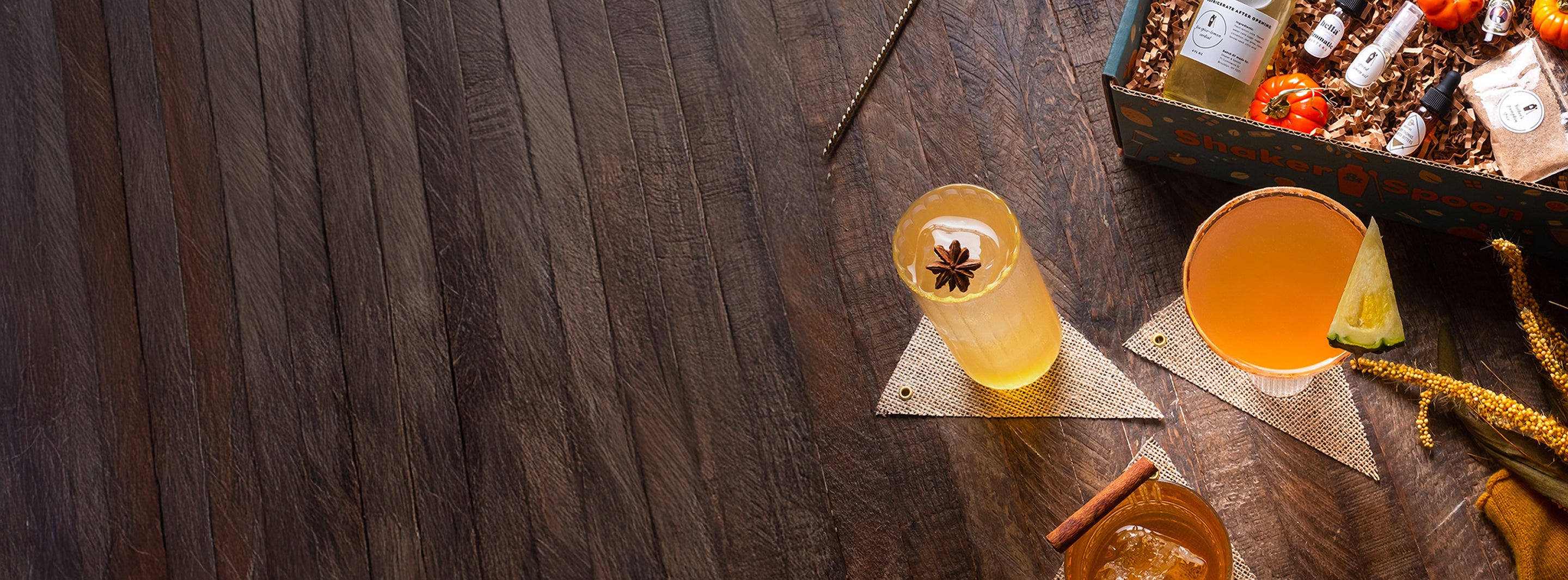 Expertly designed cocktails, crafted by you.