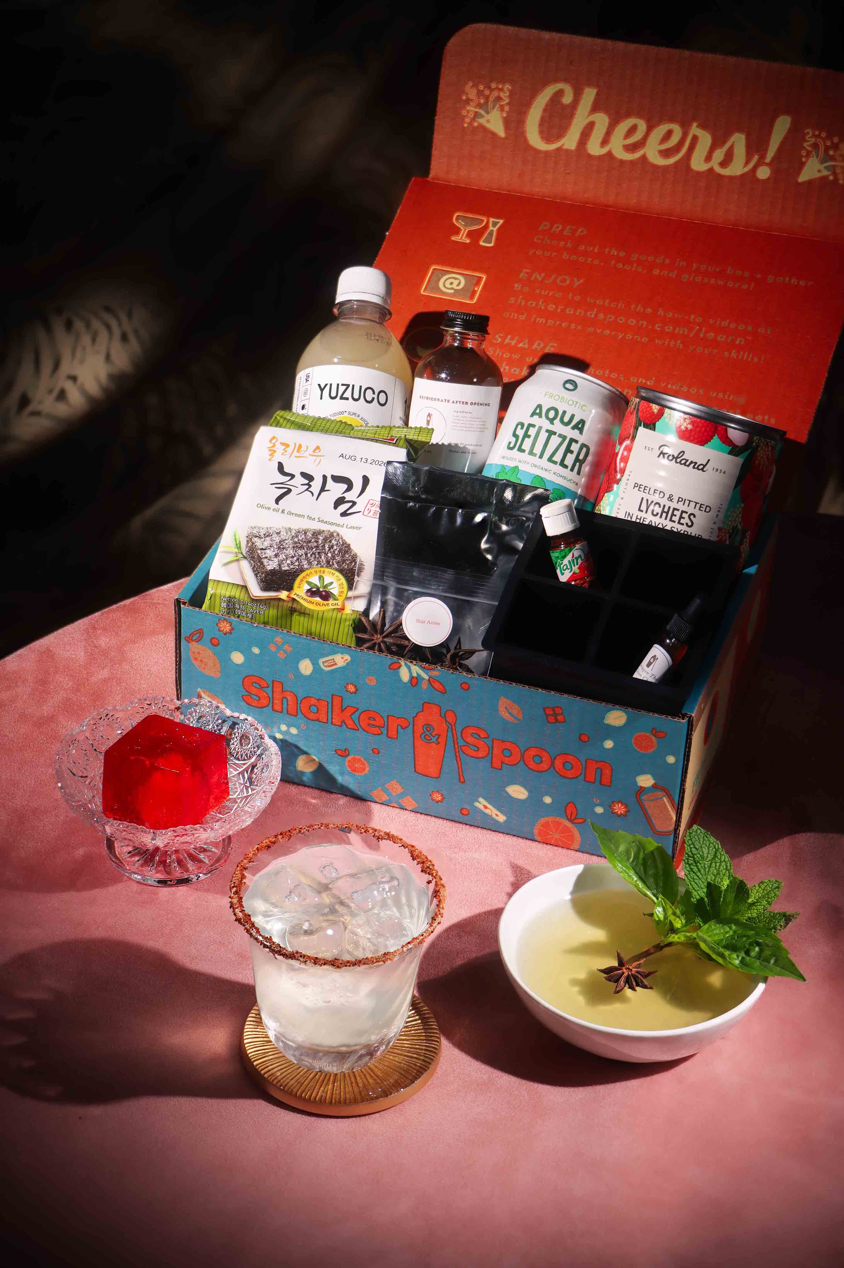 Expertly designed cocktails, crafted by you.