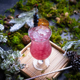 salted blueberry-caraway syrup